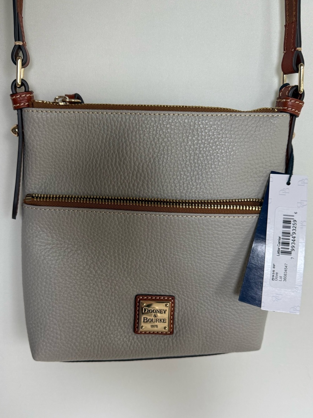 Dooney & Bourke Letter Carrier crossbody • NWT